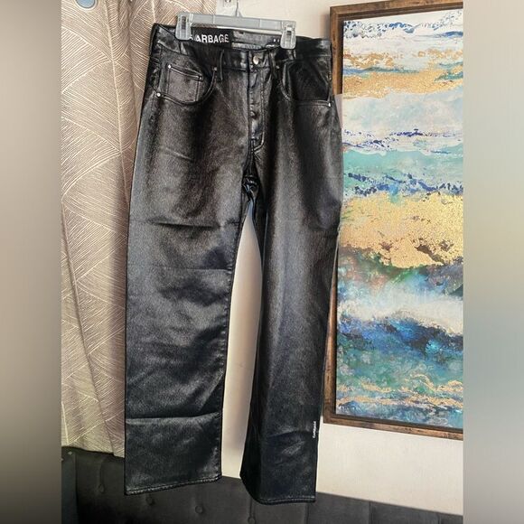 Garbage By Marta Goldschmied Sz 28 DIANA Mid Rise Straight Leg Black Jeans NWT - Picture 2 of 16